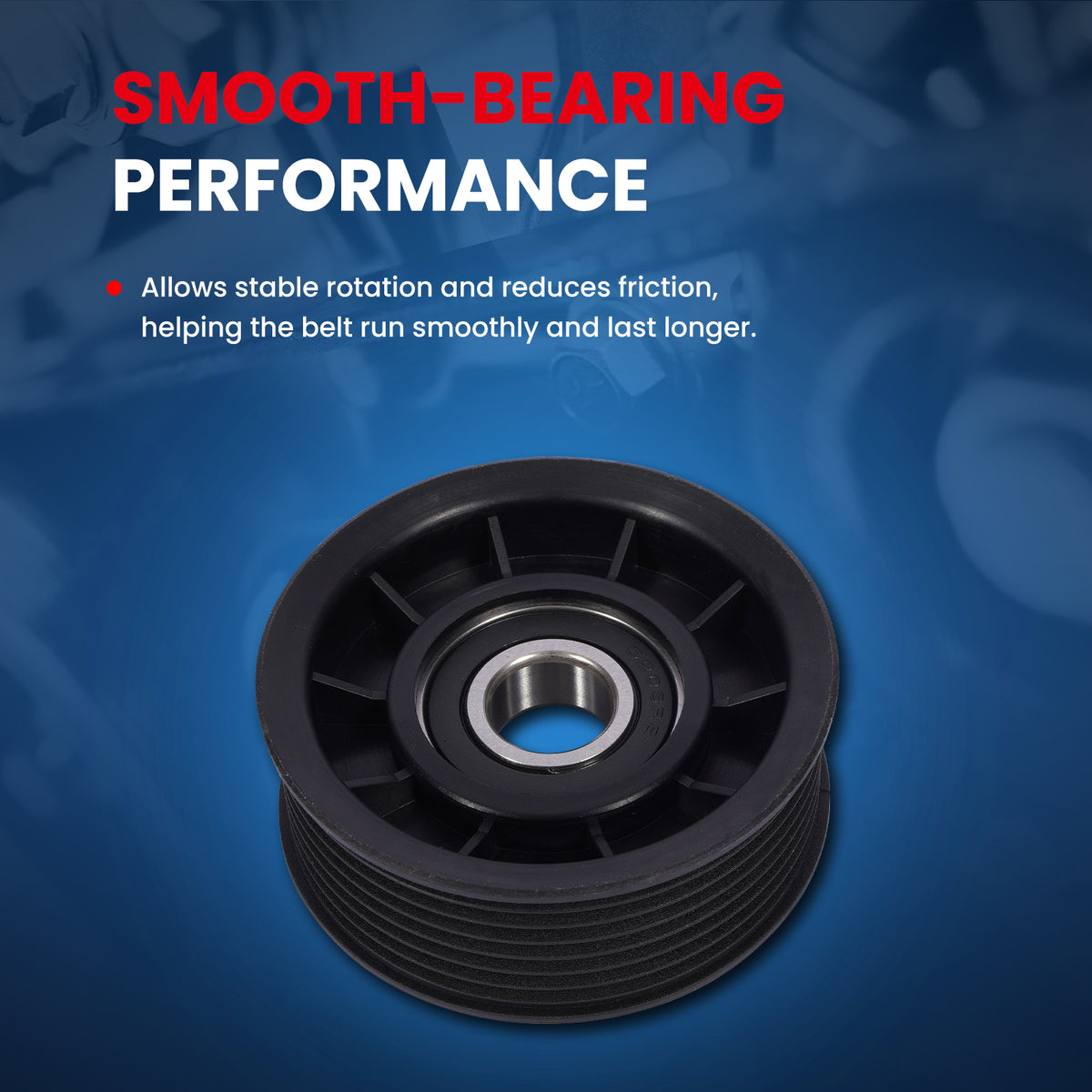 MOCA Accessory Drive Belt Idler Pulley - BT507