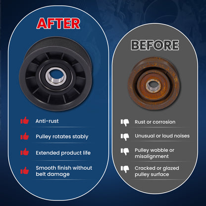 MOCA Accessory Drive Belt Idler Pulley - BT507