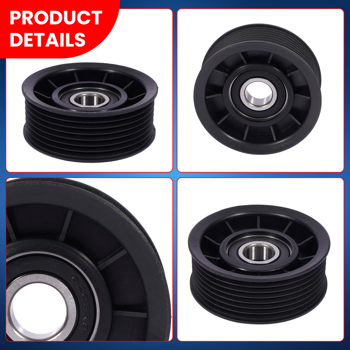 MOCA Accessory Drive Belt Idler Pulley - BT507
