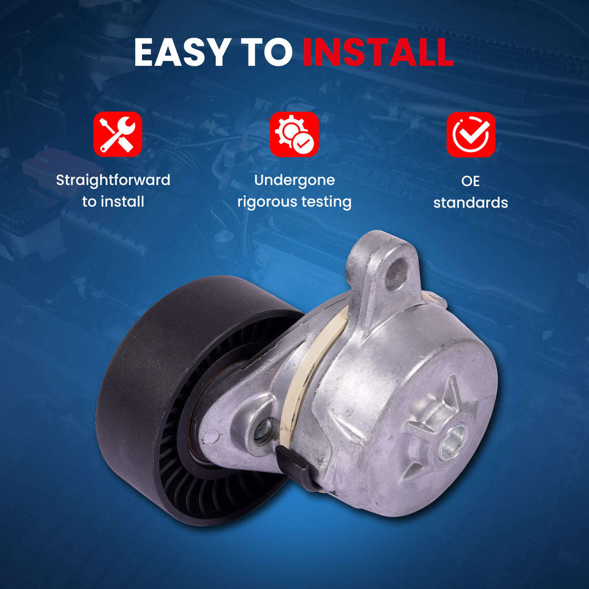 MOCA Accessory Drive Belt Idler Pulley - BT525