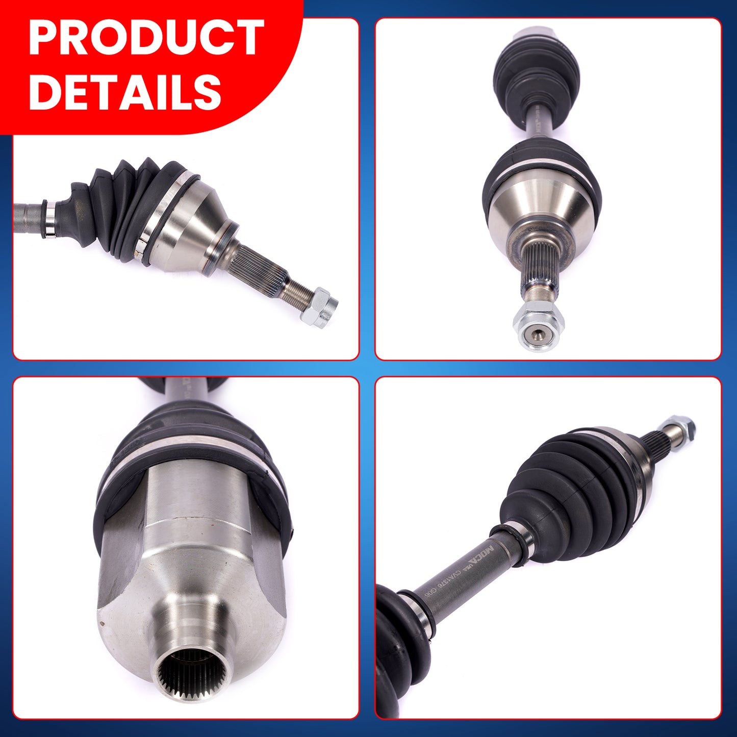 MOCA CV Axle Assembly - CVA1376K