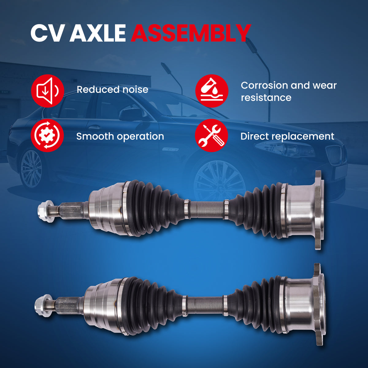 MOCA CV Axle Assembly - CVA2103K