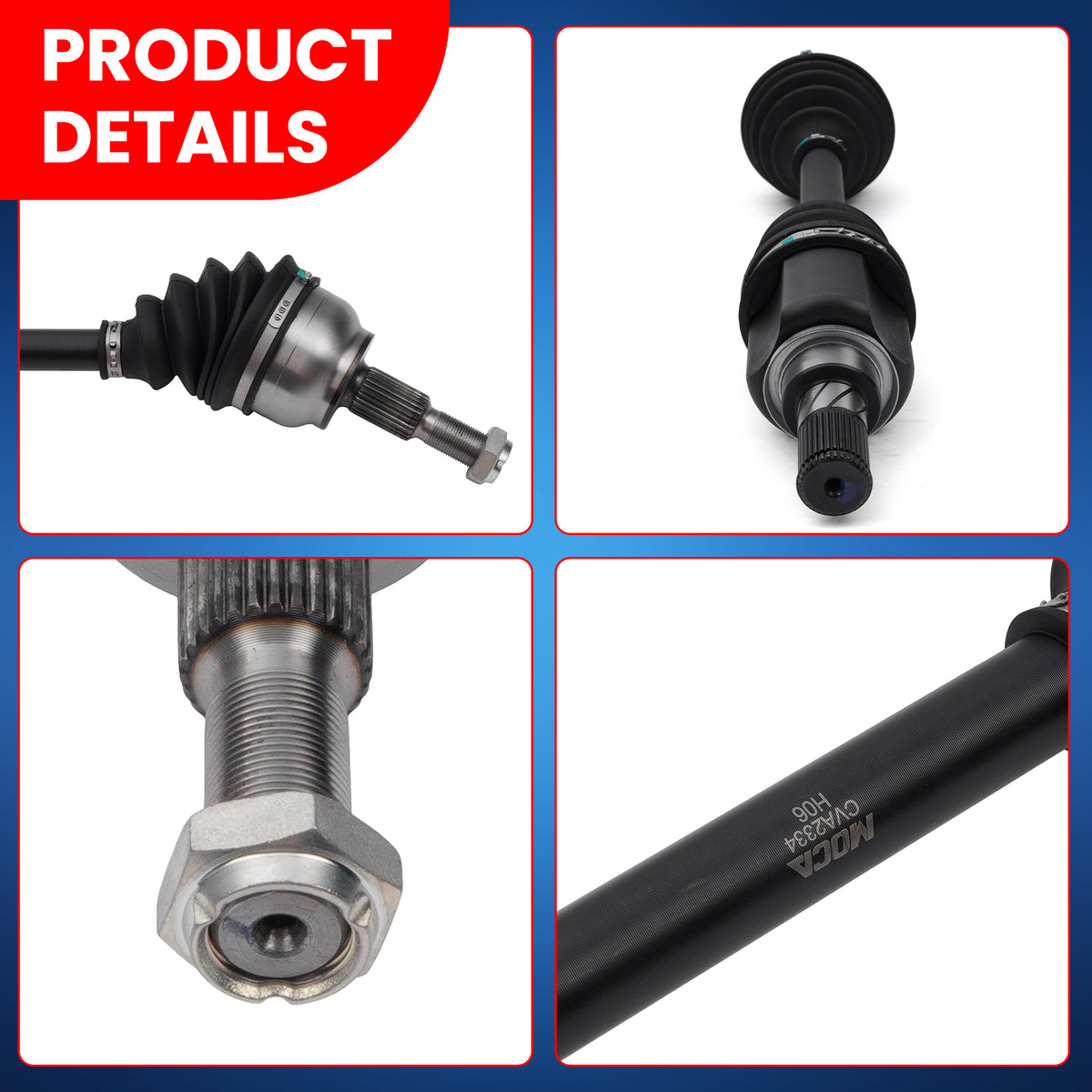 MOCA CV Axle Assembly - CVA2305K