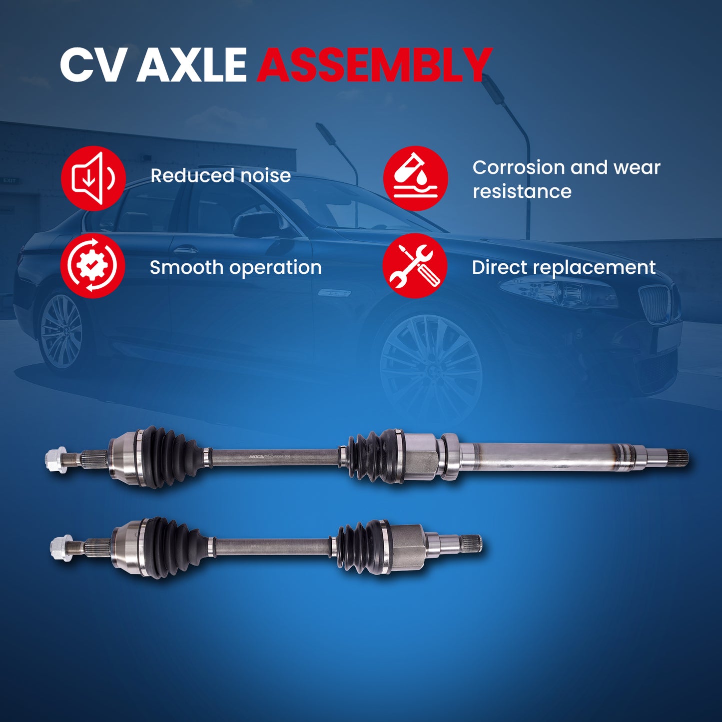 MOCA CV Axle Assembly - CVA2318K