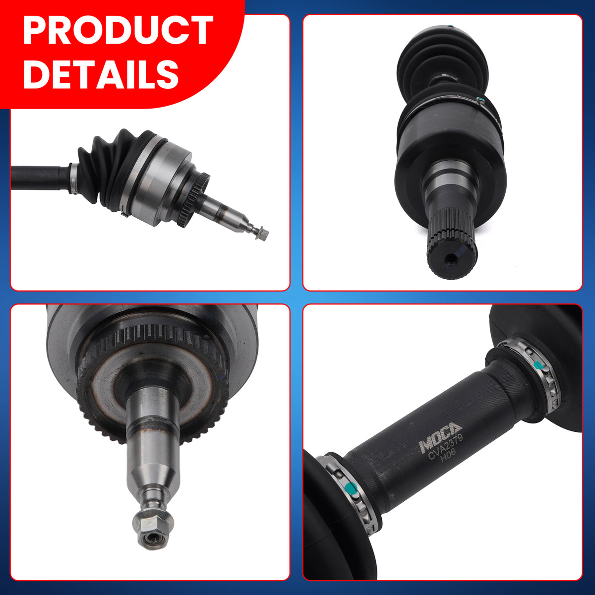 MOCA CV Axle Assembly - CVA2378K