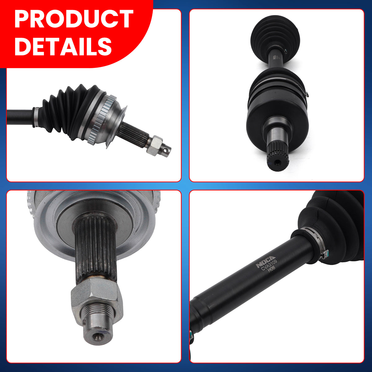 MOCA CV Axle Assembly - CVA3108K