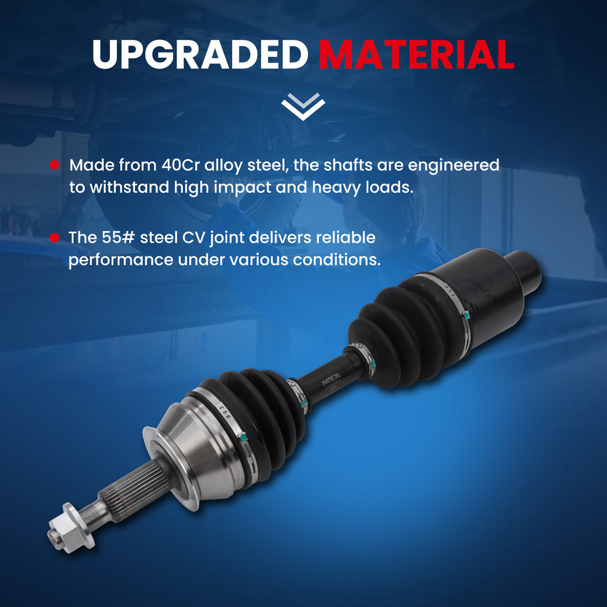 MOCA CV Axle Assembly - CVA3324K