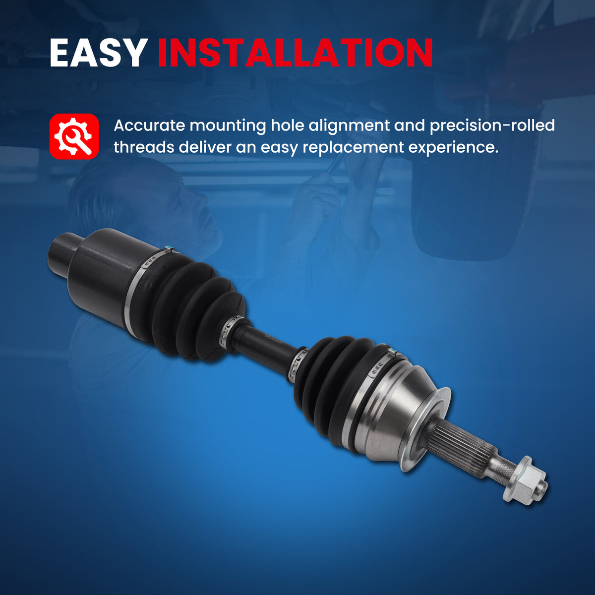 MOCA CV Axle Assembly - CVA3324K