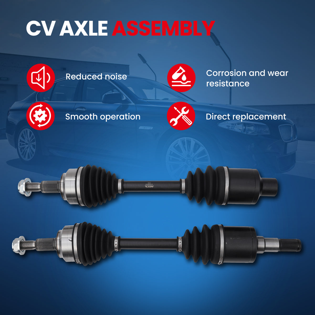 MOCA CV Axle Assembly - CVA3417K