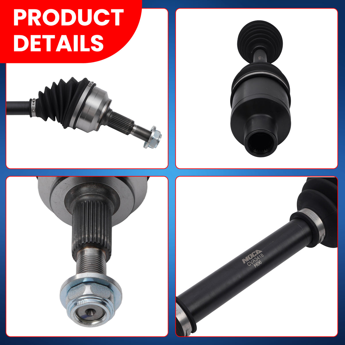 MOCA CV Axle Assembly - CVA3417K