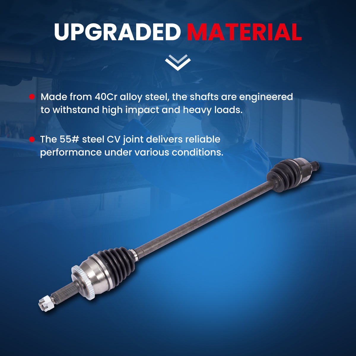 MOCA CV Axle Assembly - CVA3720K