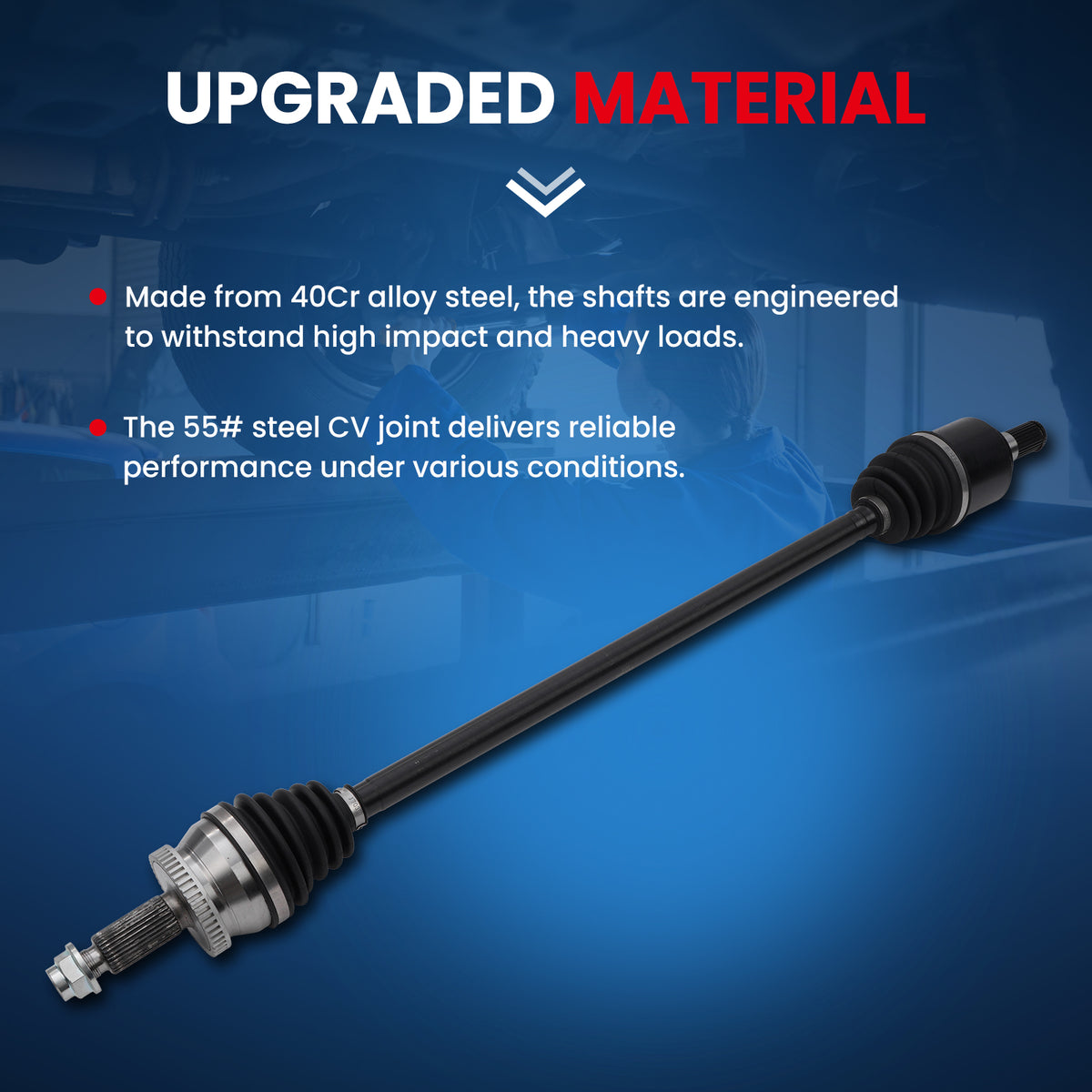 MOCA CV Axle Assembly - CVA3829K