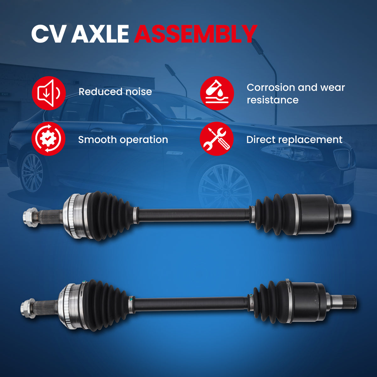 MOCA CV Axle Assembly - CVA4198K
