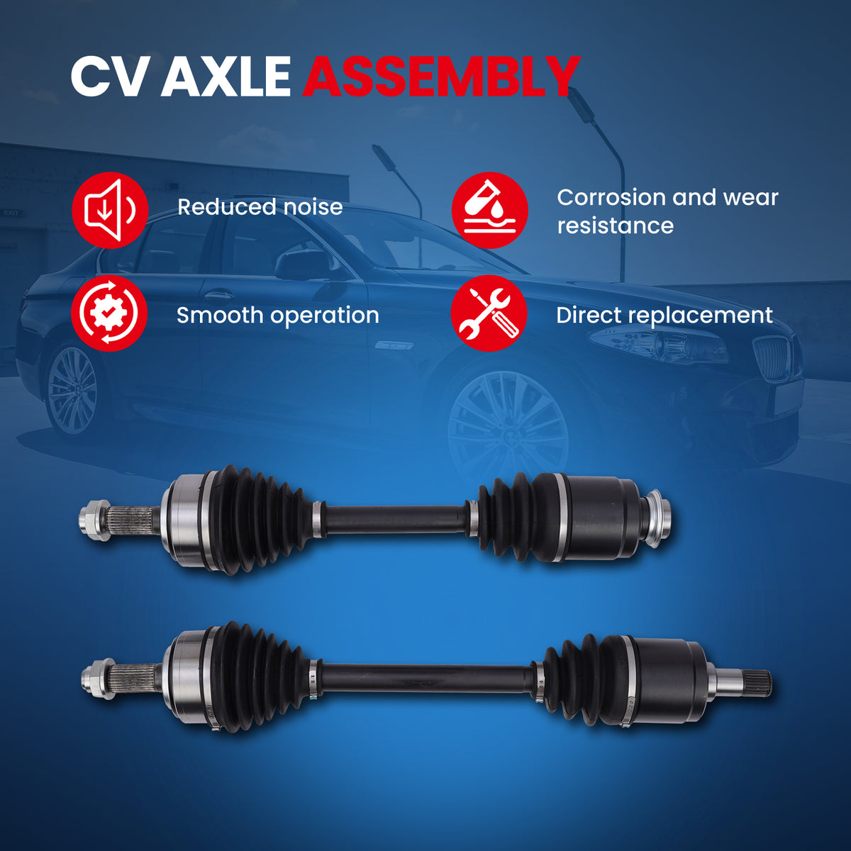 MOCA CV Axle Assembly - CVA4206K2
