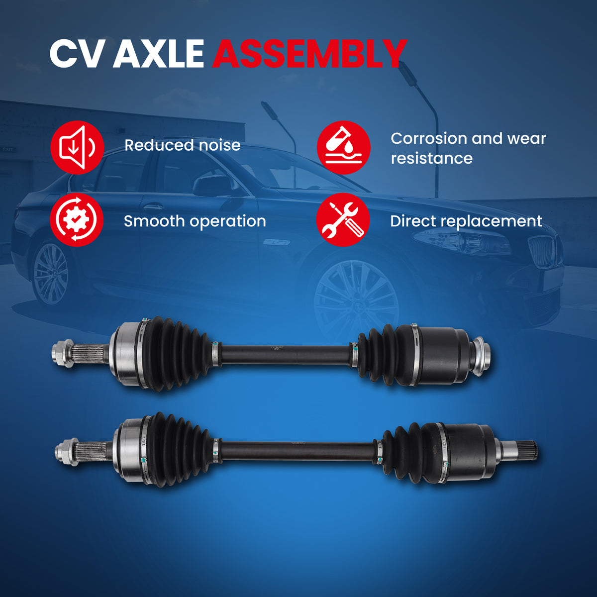 MOCA CV Axle Assembly - CVA4207K