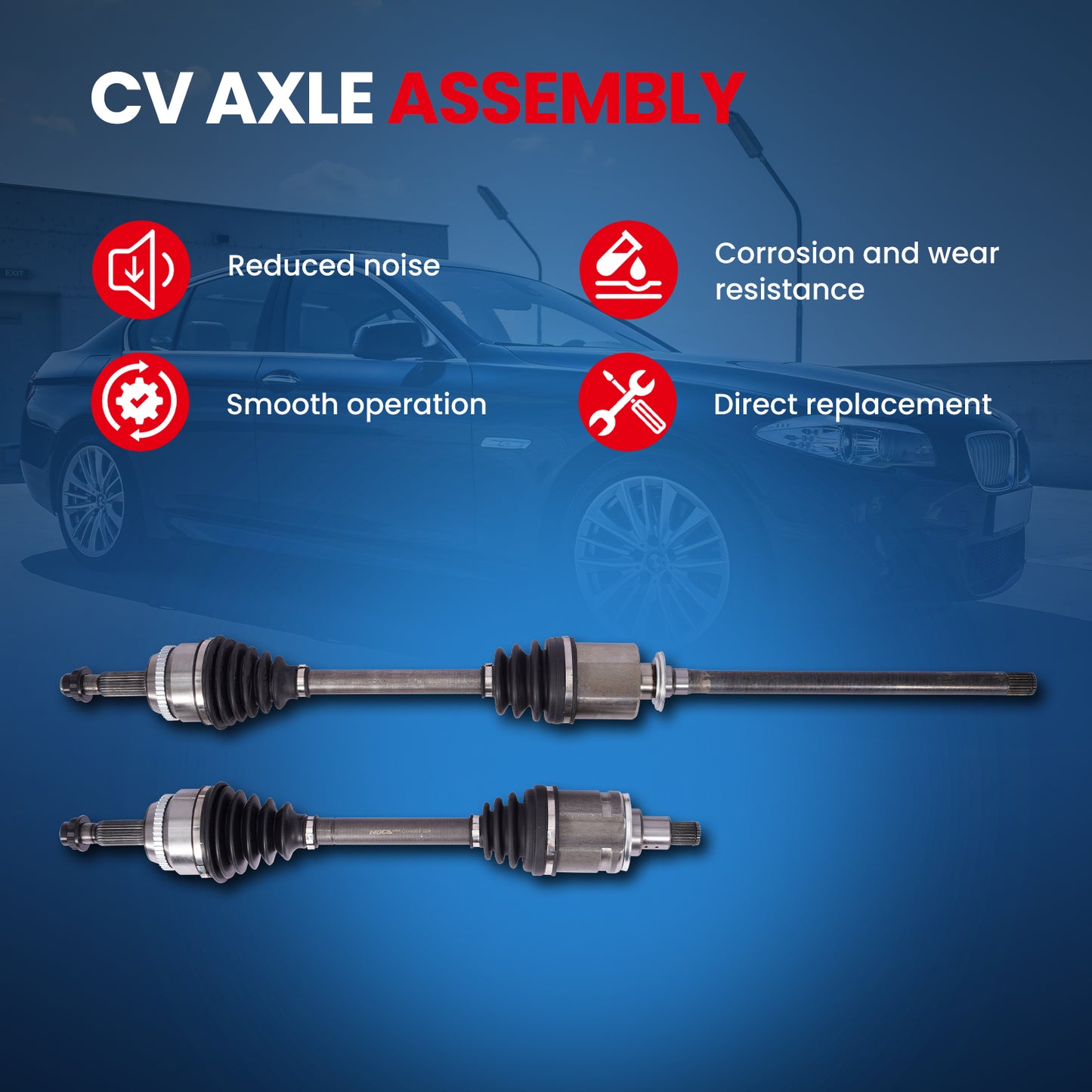 MOCA CV Axle Assembly - CVA5302K