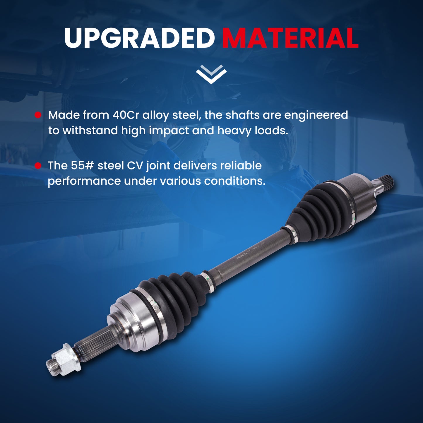 MOCA CV Axle Assembly - CVA6258K