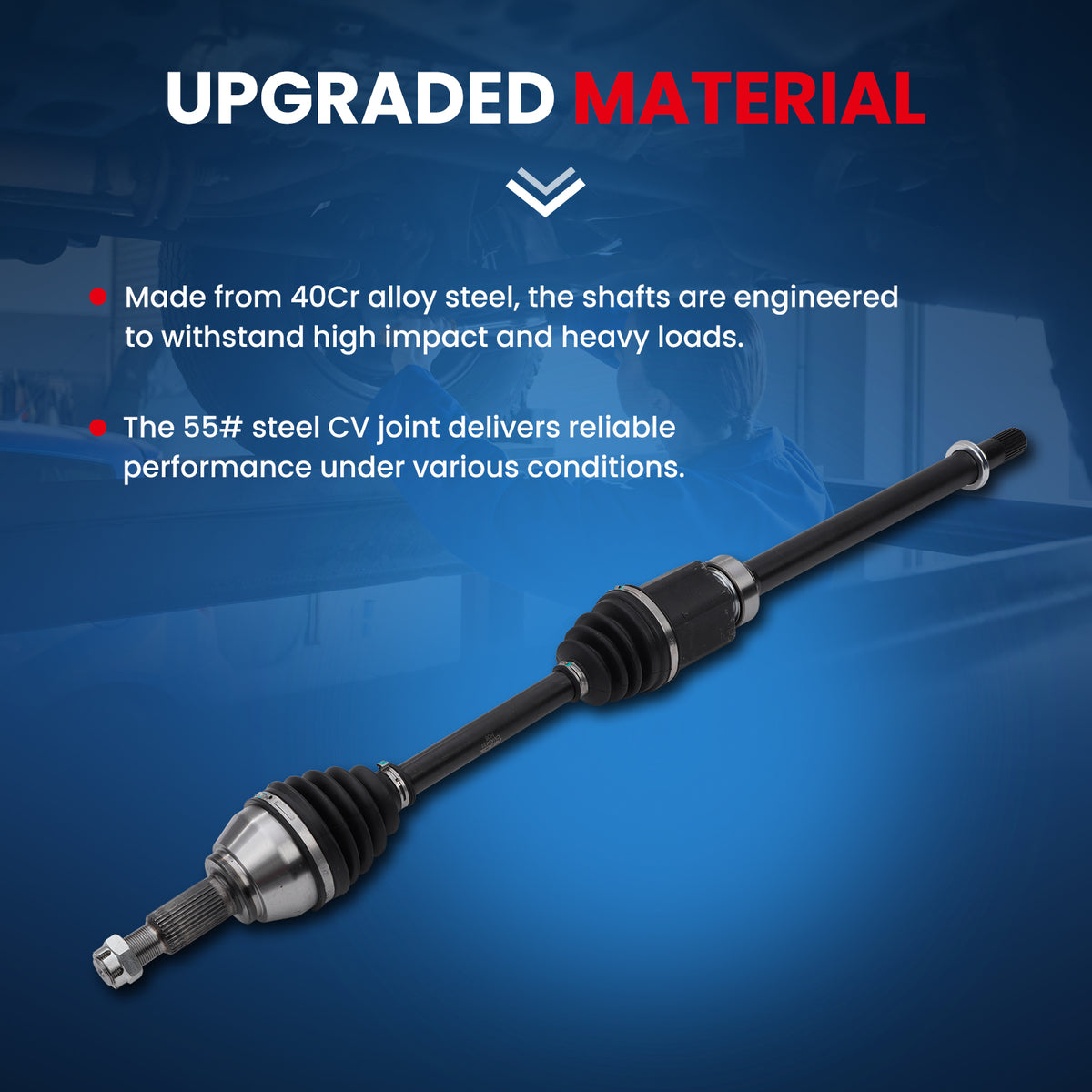 MOCA CV Axle Assembly - CVA6417K
