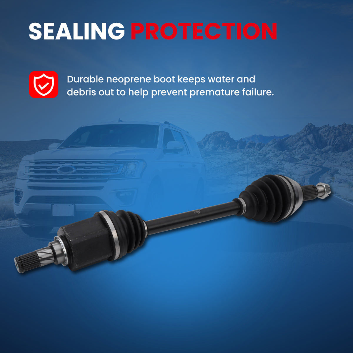 MOCA CV Axle Assembly - CVA6417K