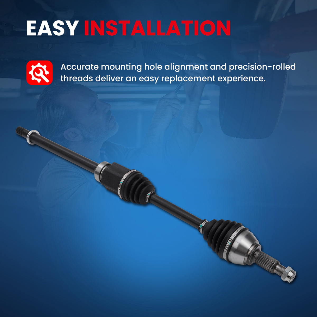 MOCA CV Axle Assembly - CVA6417K