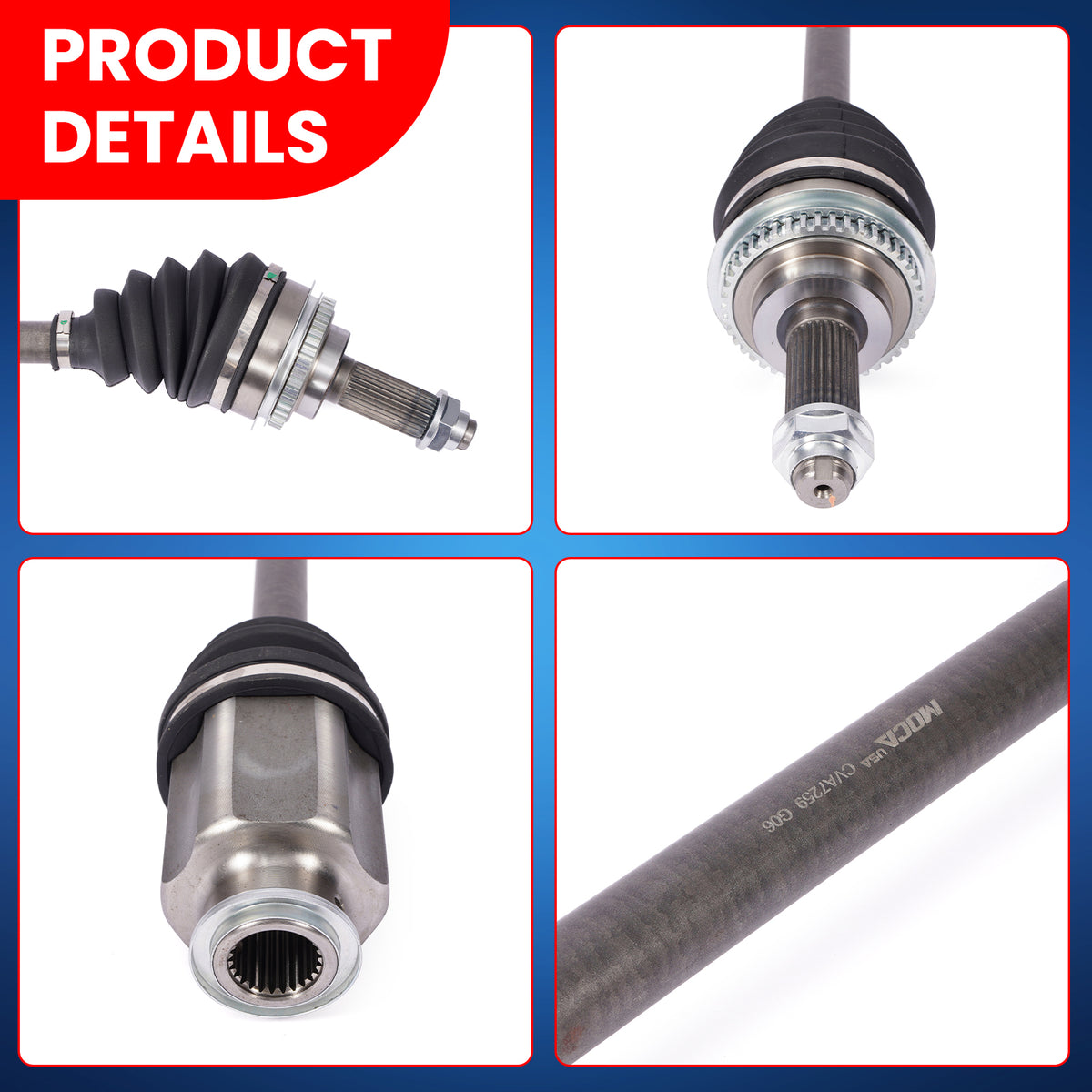 MOCA CV Axle Assembly - CVA7259K