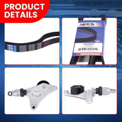 MOCA Serpentine Belt Drive Component Kit - DCK226
