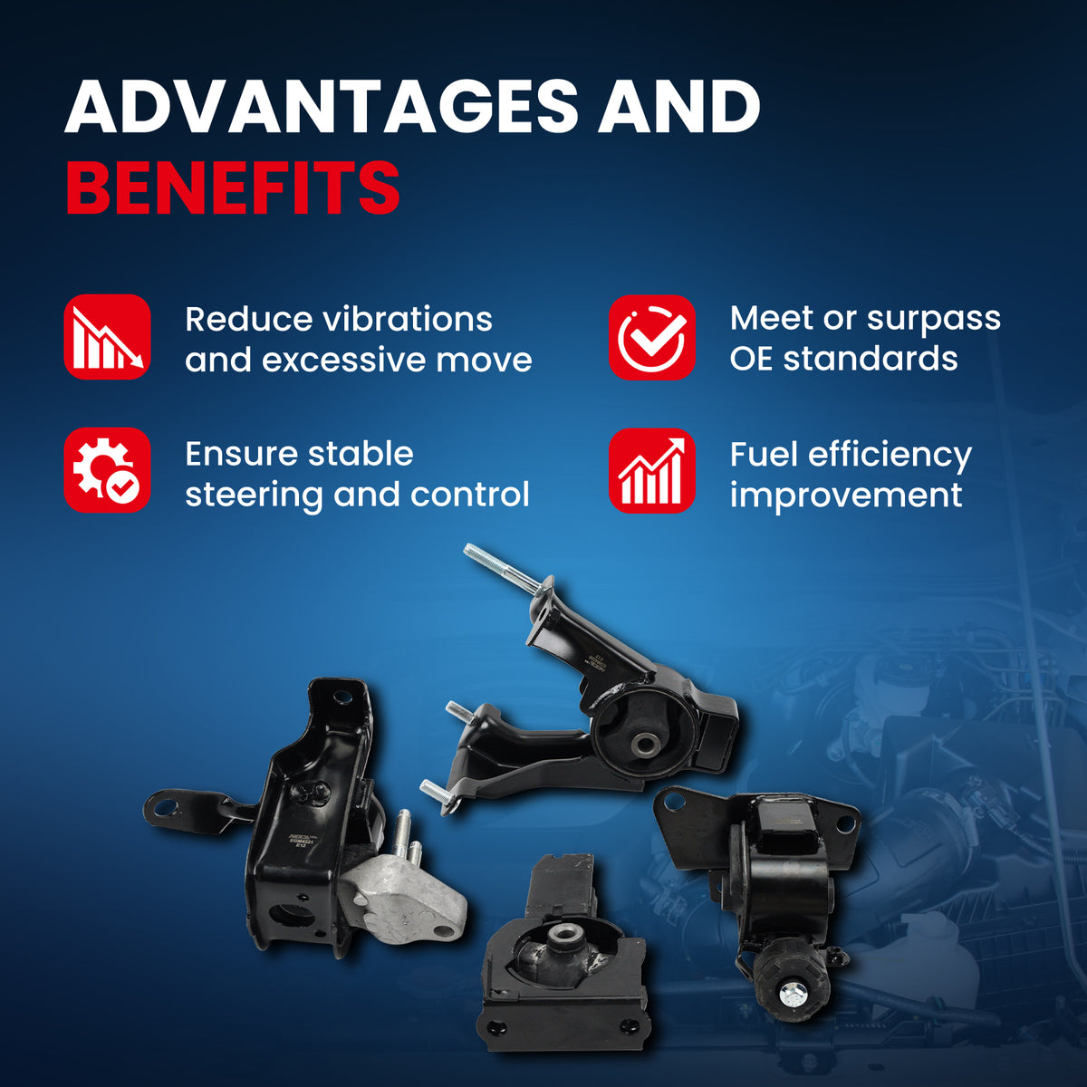 MOCA Engine Mount Kit - EGM4218K4