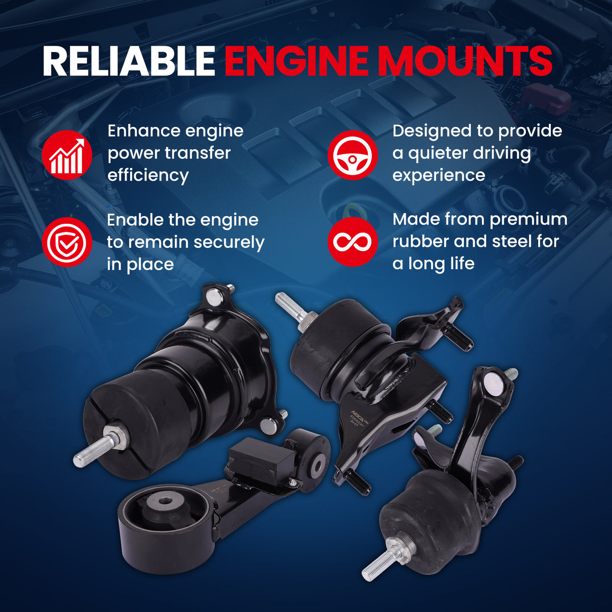 MOCA Engine Mount Kit - EGM4288K4