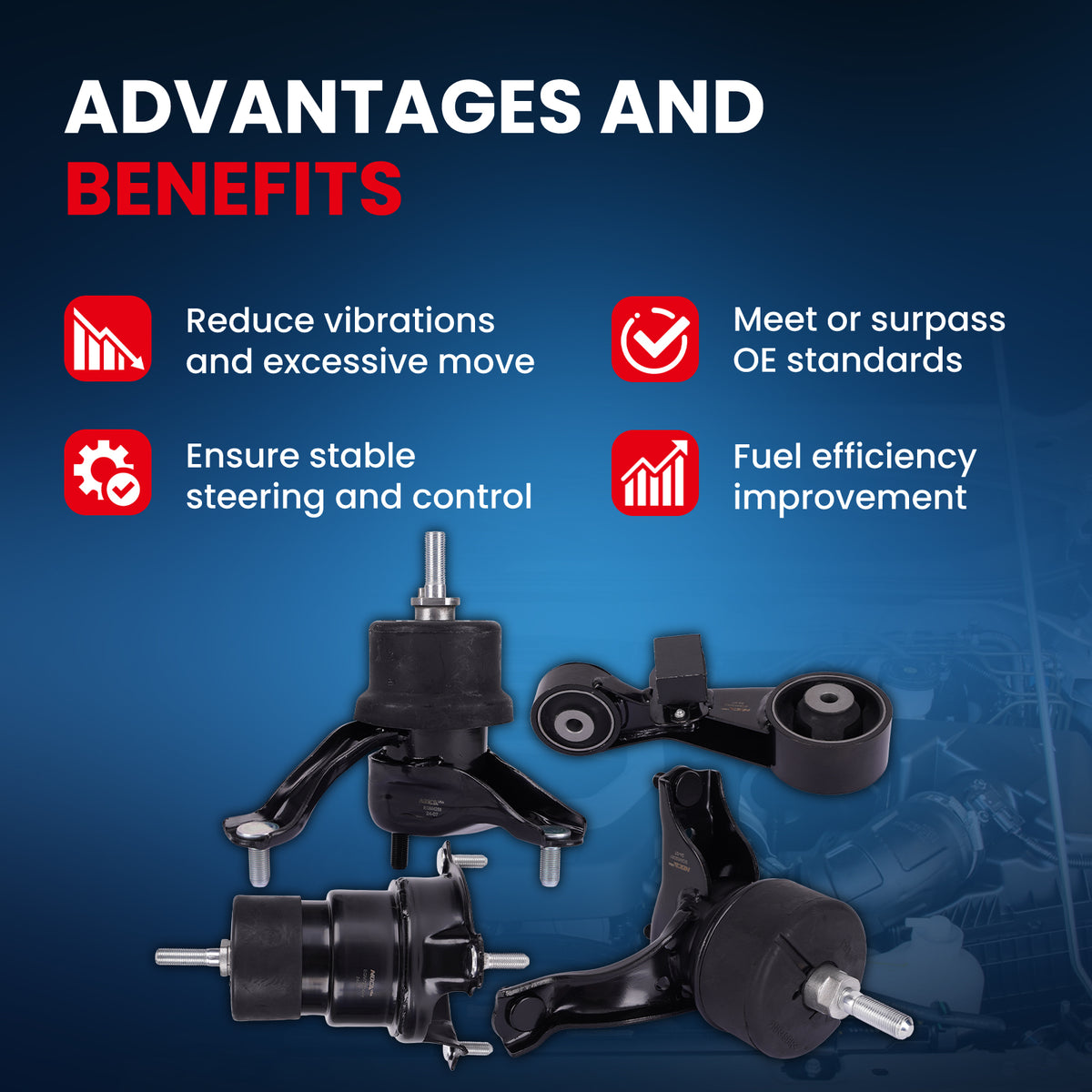 MOCA Engine Mount Kit - EGM4288K4