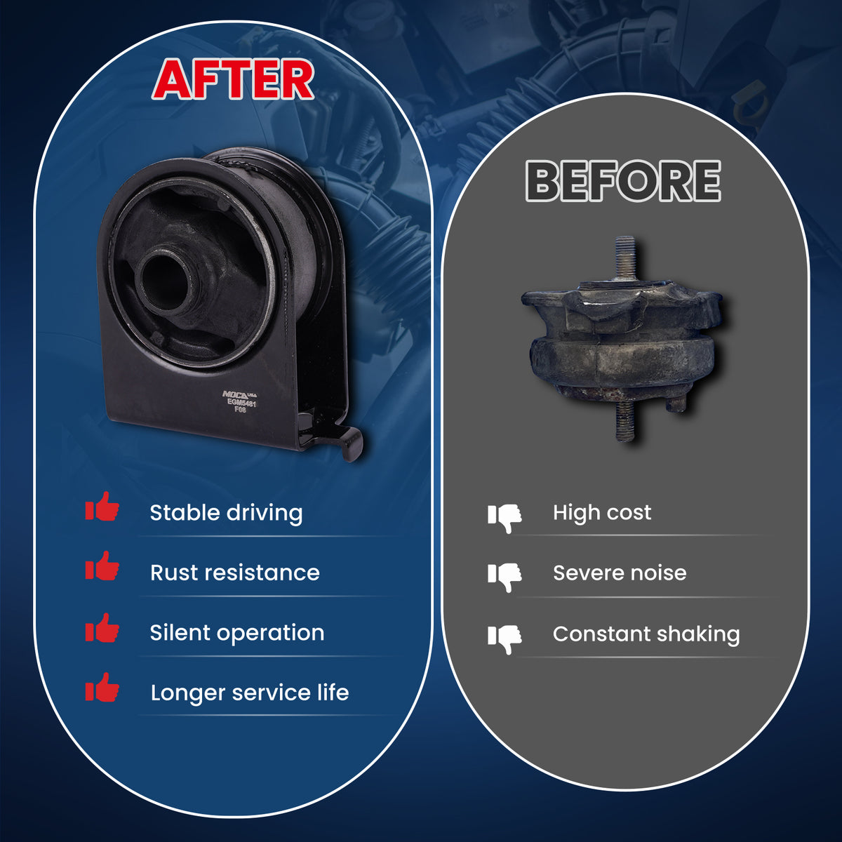MOCA Engine Mount Kit - EGM5412K4