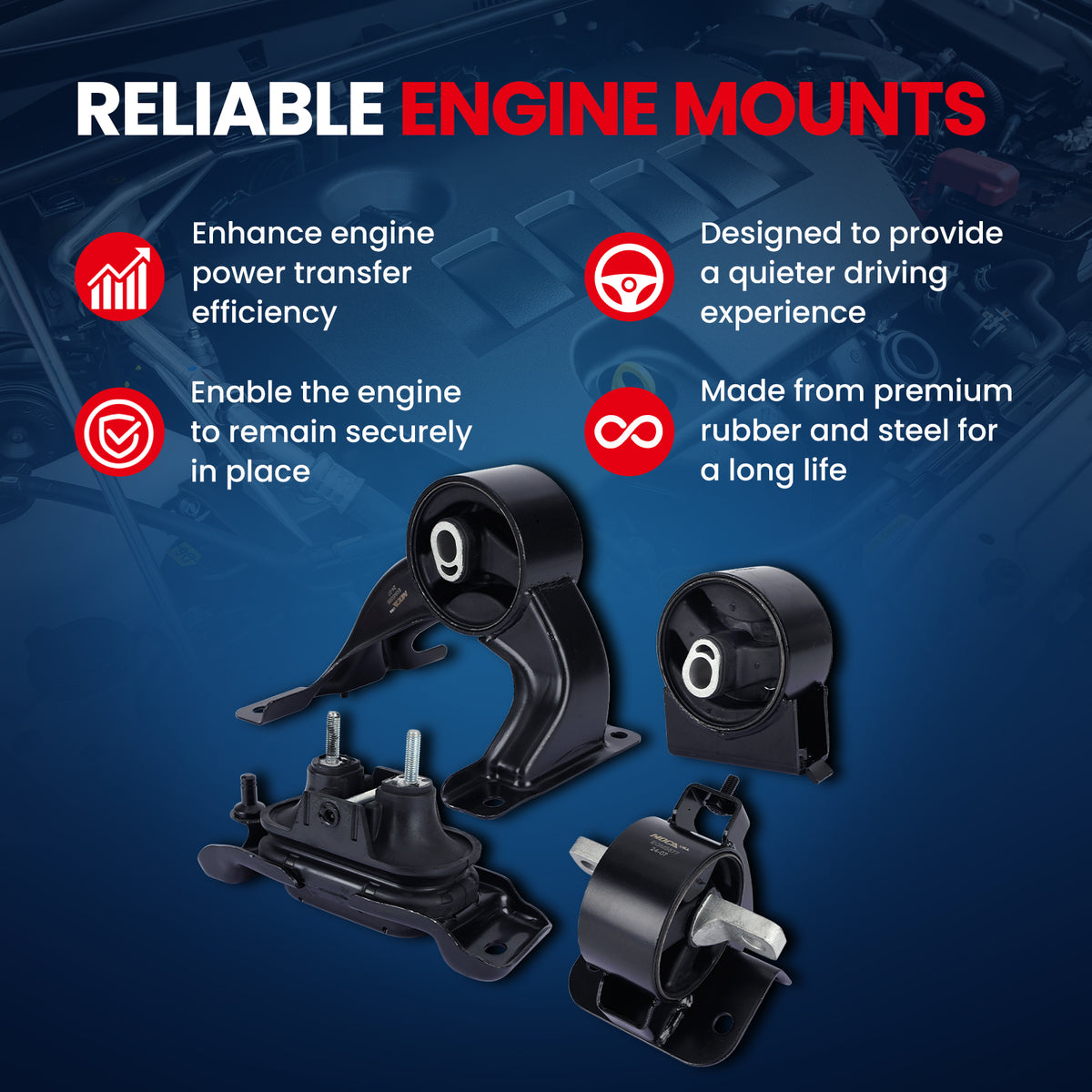 MOCA Engine Mount Kit - EGM5480K4