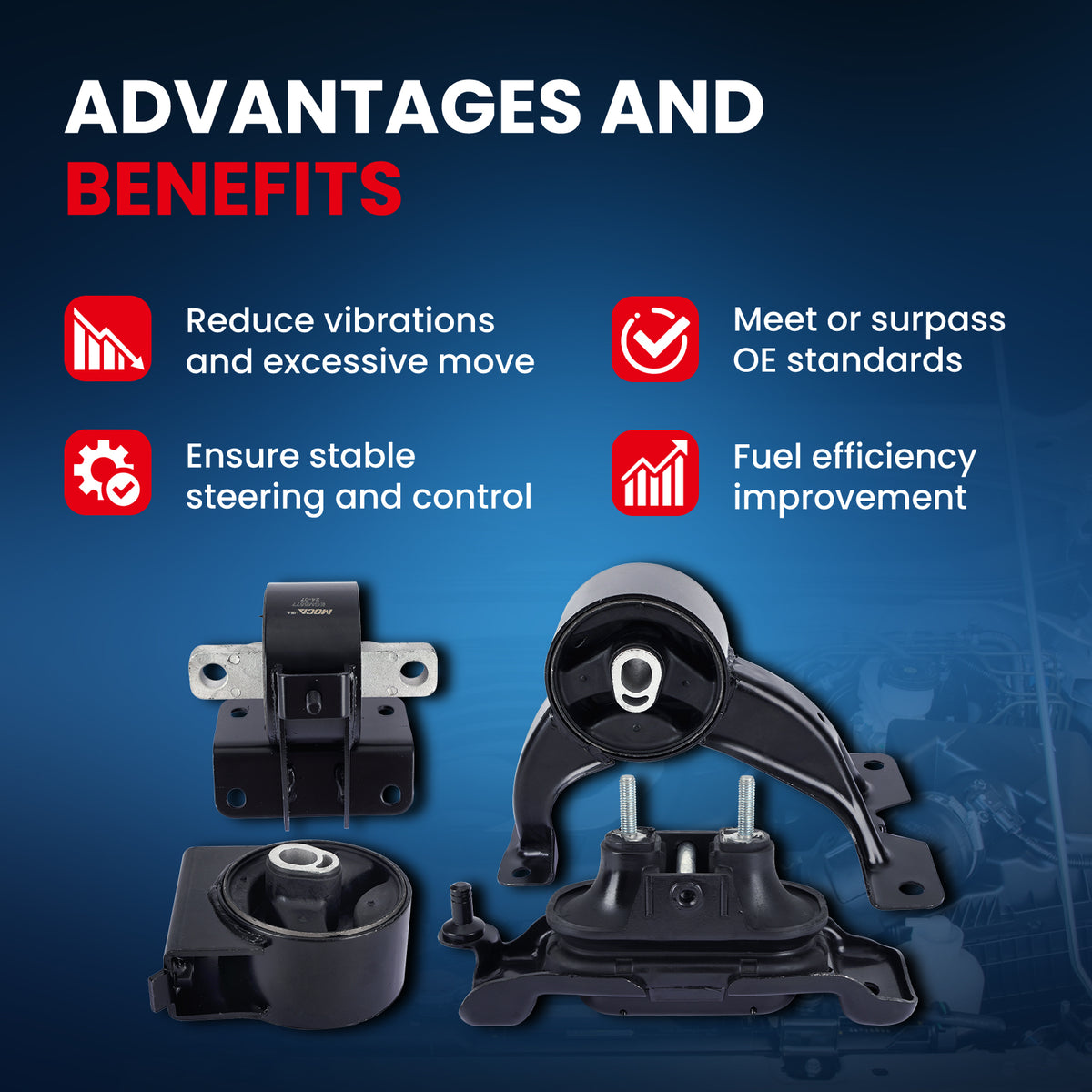 MOCA Engine Mount Kit - EGM5480K4