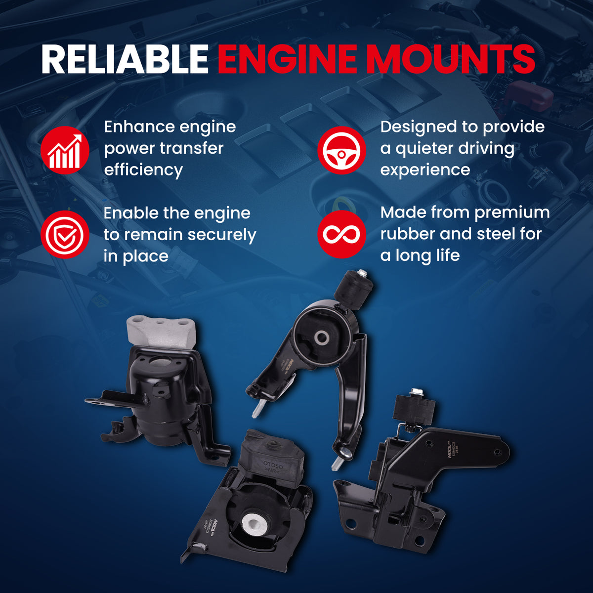 MOCA Engine Mount Kit - EGM62015K4
