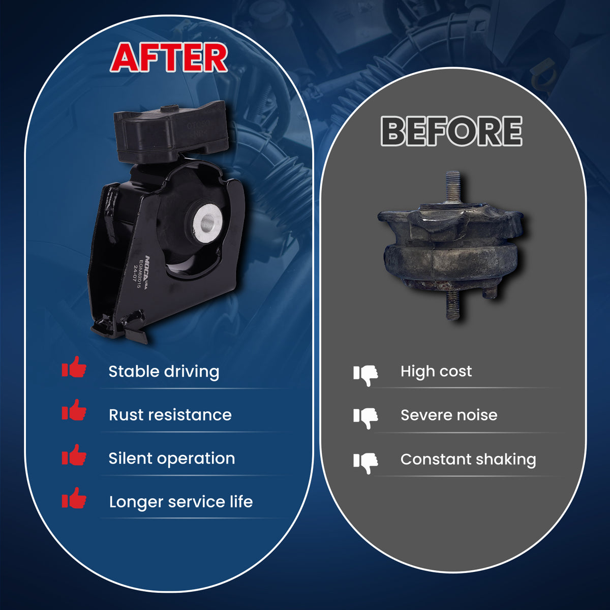 MOCA Engine Mount Kit - EGM62015K4