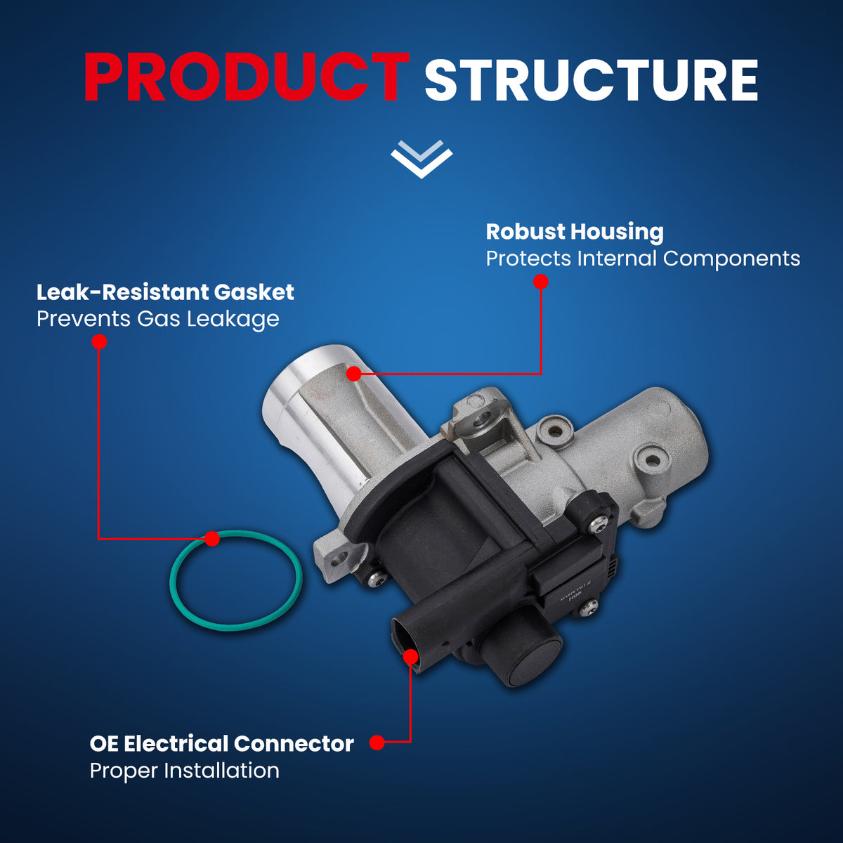 MOCA Exhaust Gas Recirculation EGR Valve - EGR1072