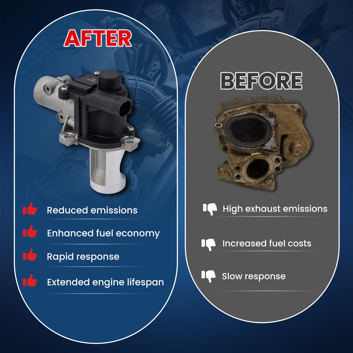 MOCA Exhaust Gas Recirculation EGR Valve - EGR1072