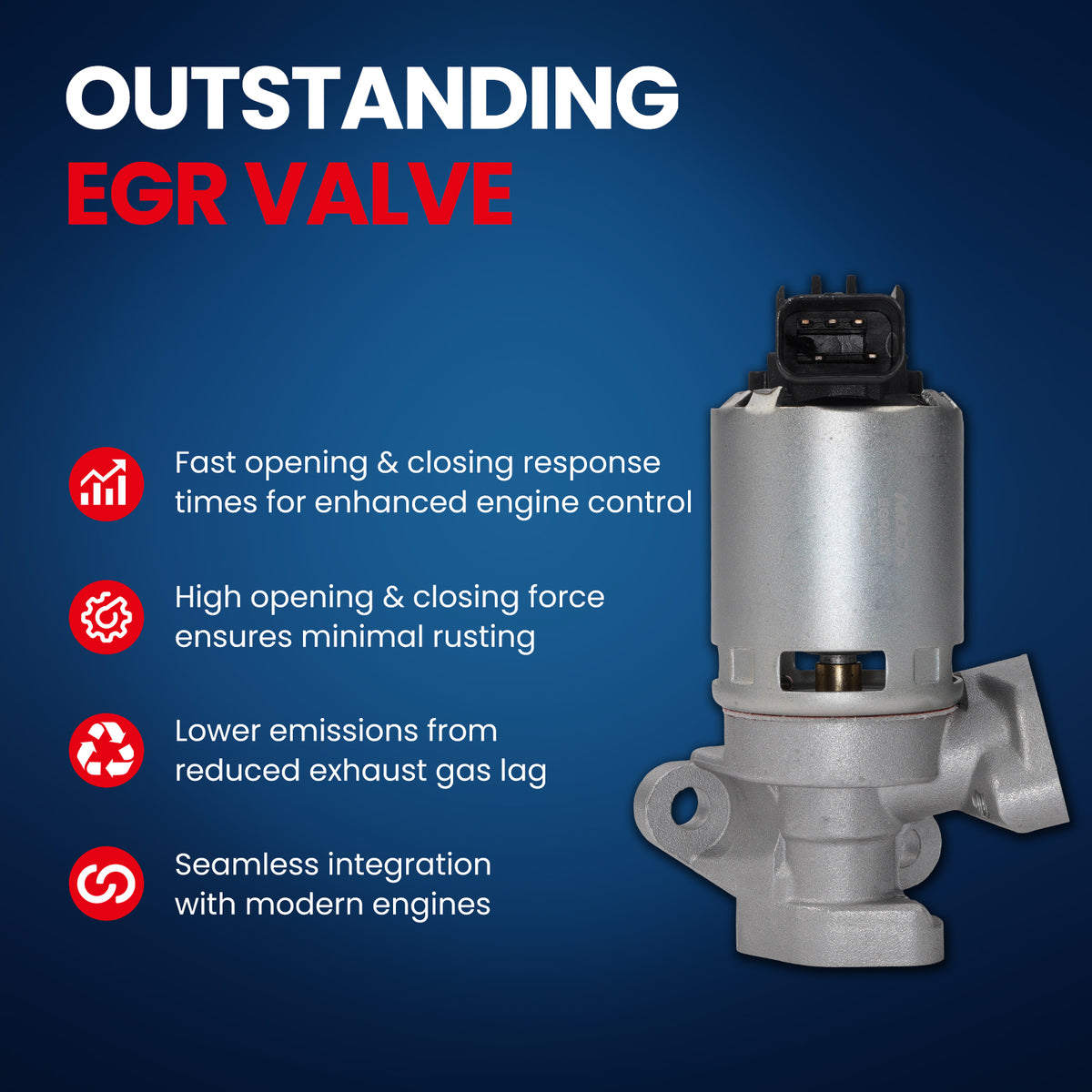 MOCA Exhaust Gas Recirculation EGR Valve - EGR835