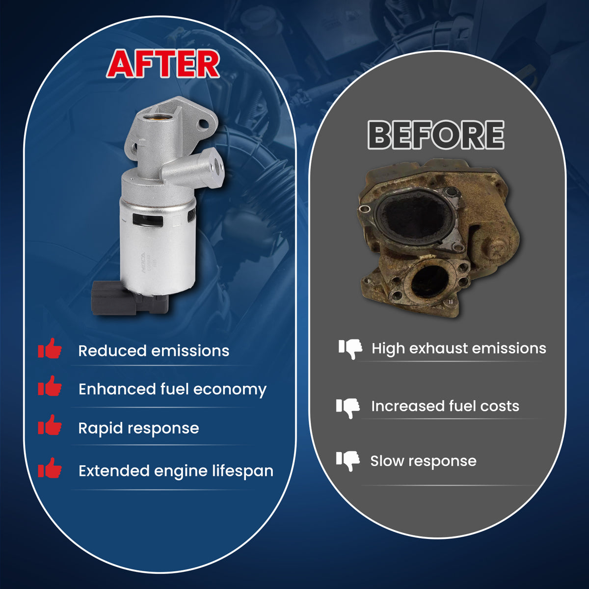 MOCA Exhaust Gas Recirculation EGR Valve - EGR843