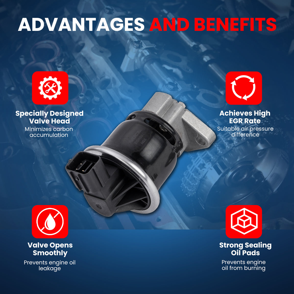 MOCA Exhaust Gas Recirculation EGR Valve - EGR981