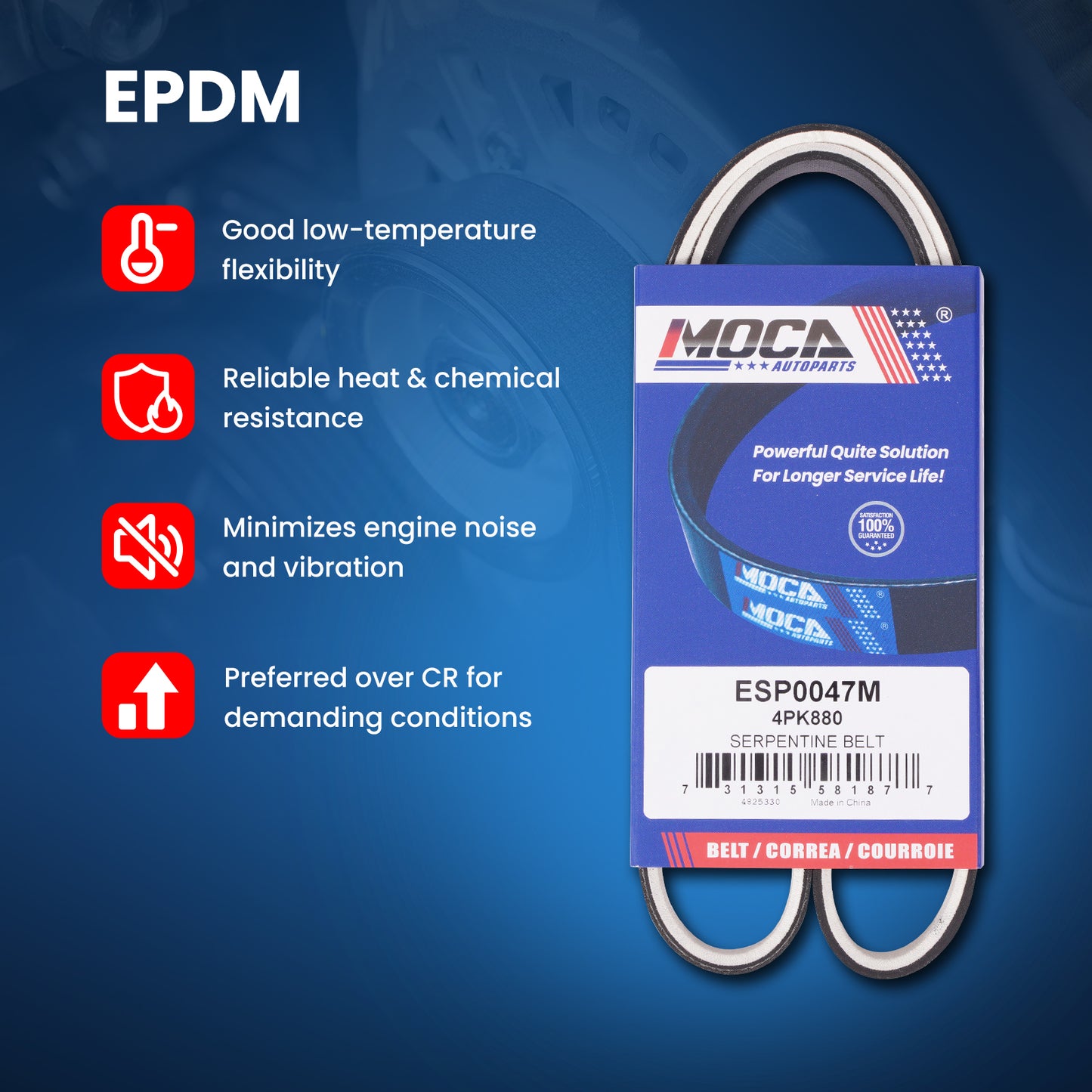 MOCA Serpentine Belt - ESP0047M