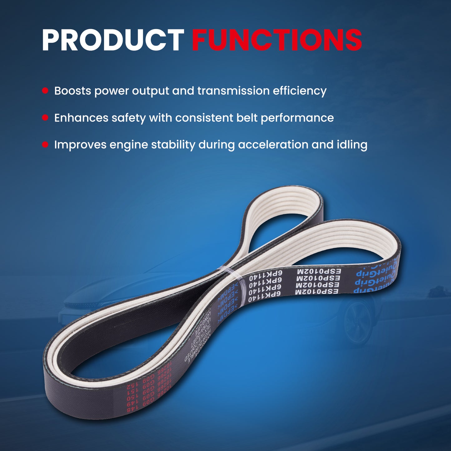 MOCA Serpentine Belt - ESP0102M