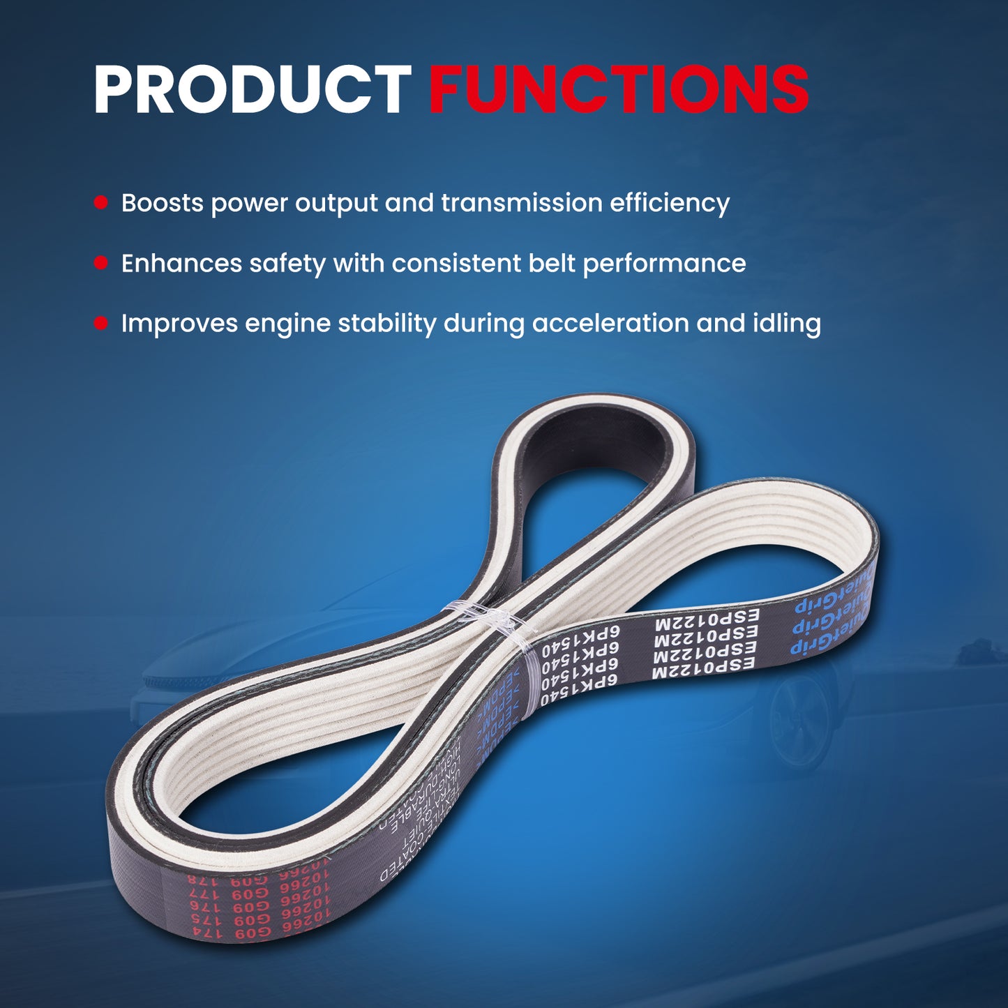 MOCA Serpentine Belt - ESP0122M