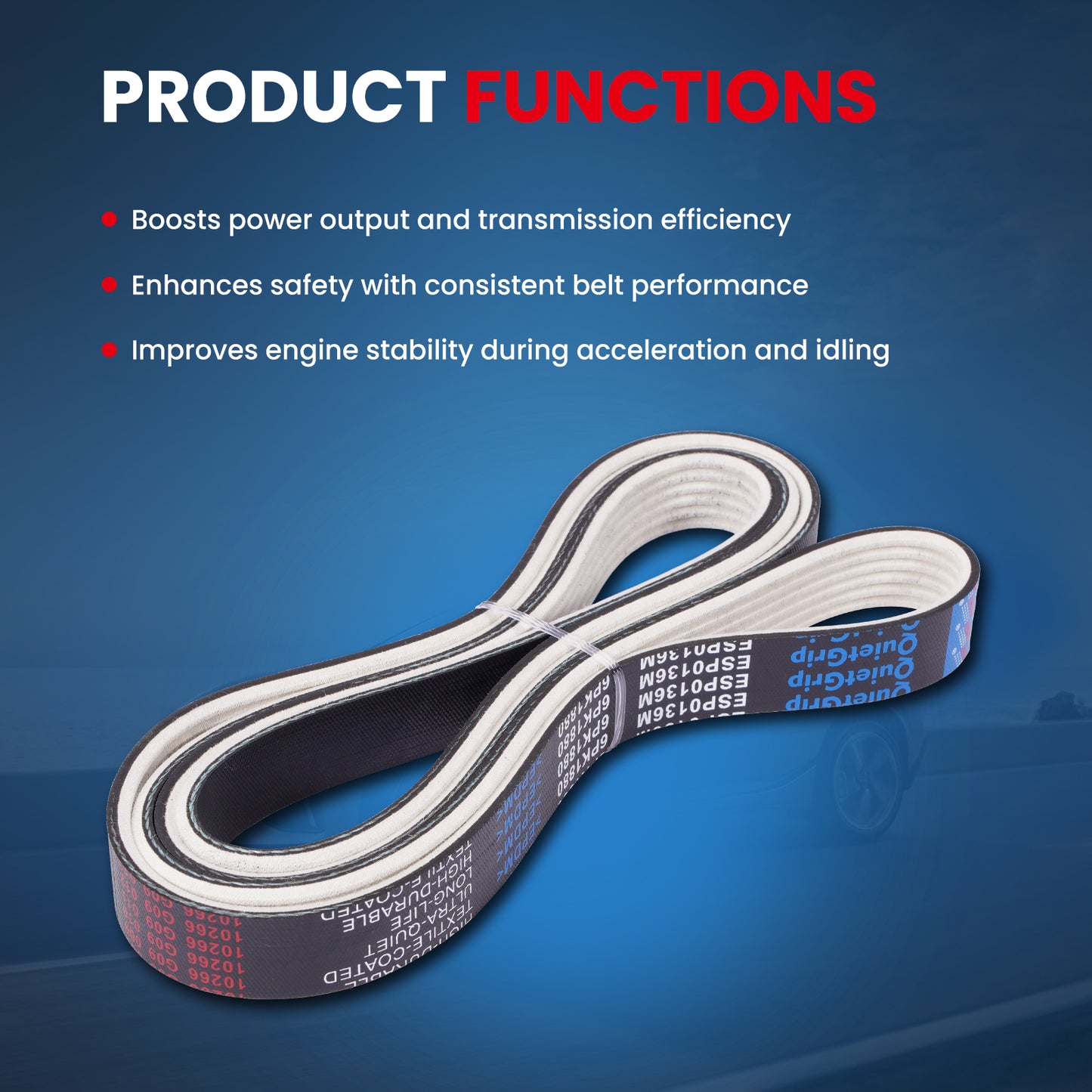 MOCA Serpentine Belt - ESP0136M