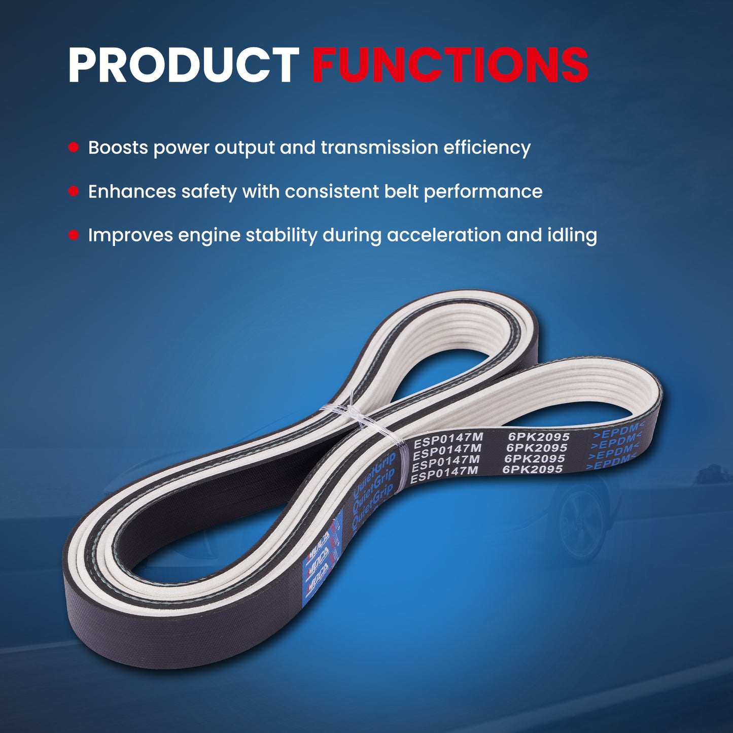MOCA Serpentine Belt - ESP0147M