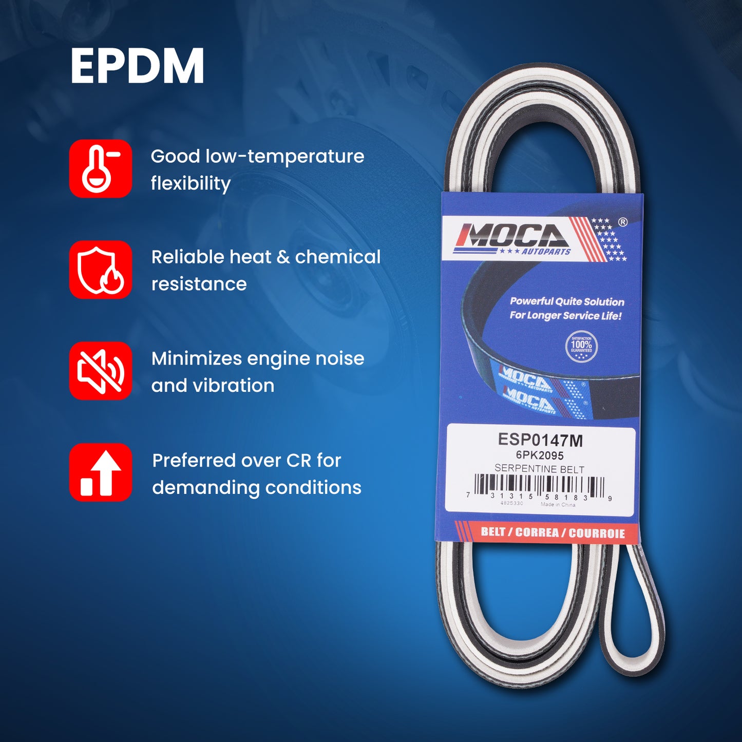 MOCA Serpentine Belt - ESP0147M