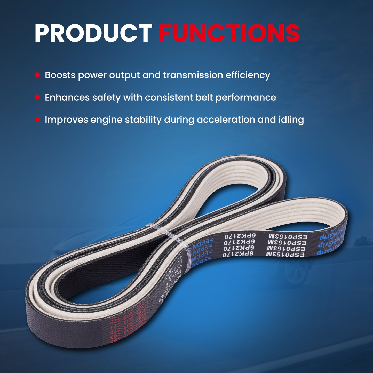 MOCA Serpentine Belt - ESP0153M
