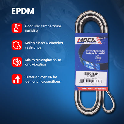 MOCA Serpentine Belt - ESP0153M
