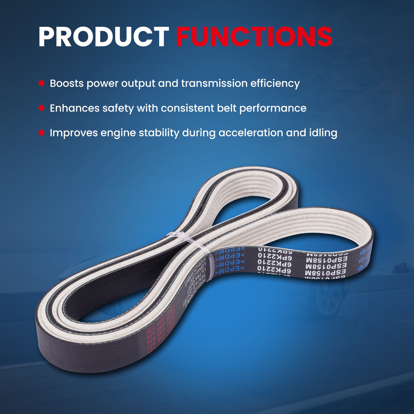 MOCA Serpentine Belt - ESP0158M