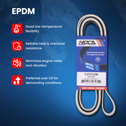 MOCA Serpentine Belt - ESP0163M
