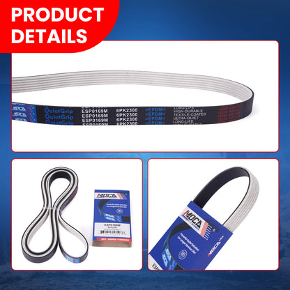 MOCA Serpentine Belt - ESP0169M